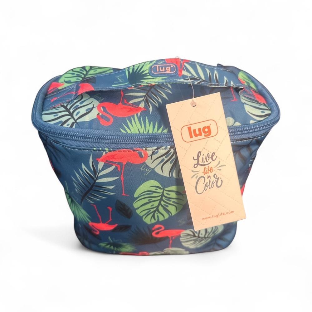 NWT Lug Flamingo Print lunch cooler Bag